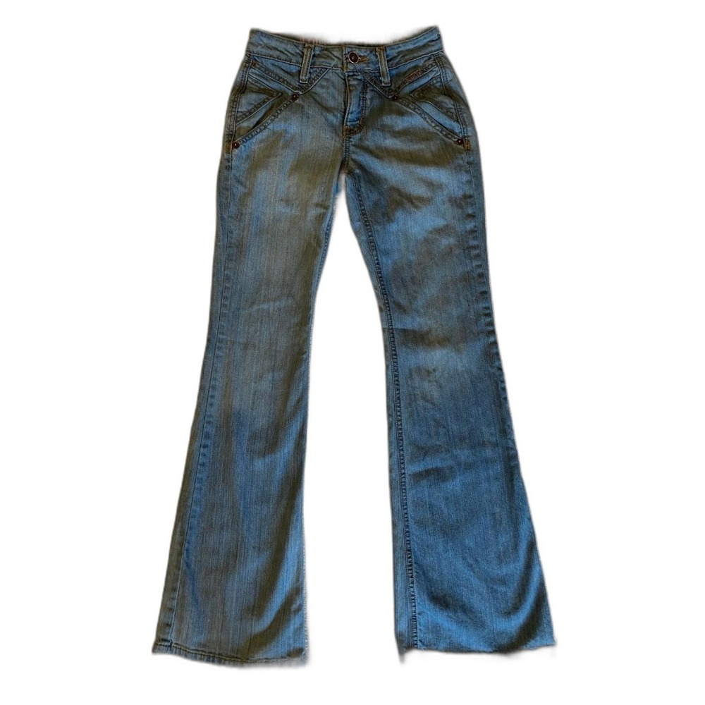 Womens Cruel Denim Jeans "Hannah" Size 25/0L  98%‎ Cotton 2% Spandex Bootcut